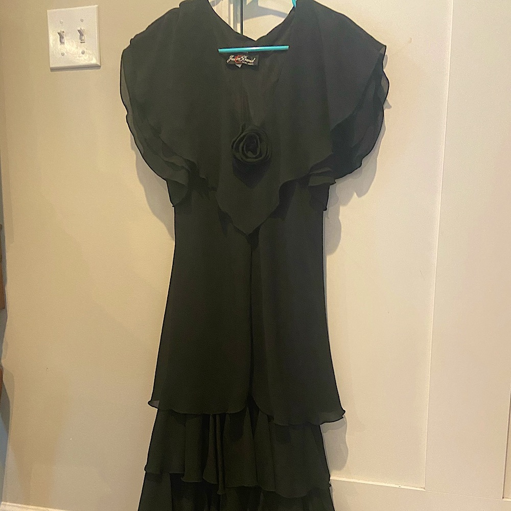 Vintage Black Formal Justin David Dress